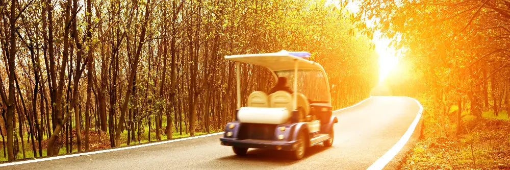 The ADDVISOR works with golf carts too