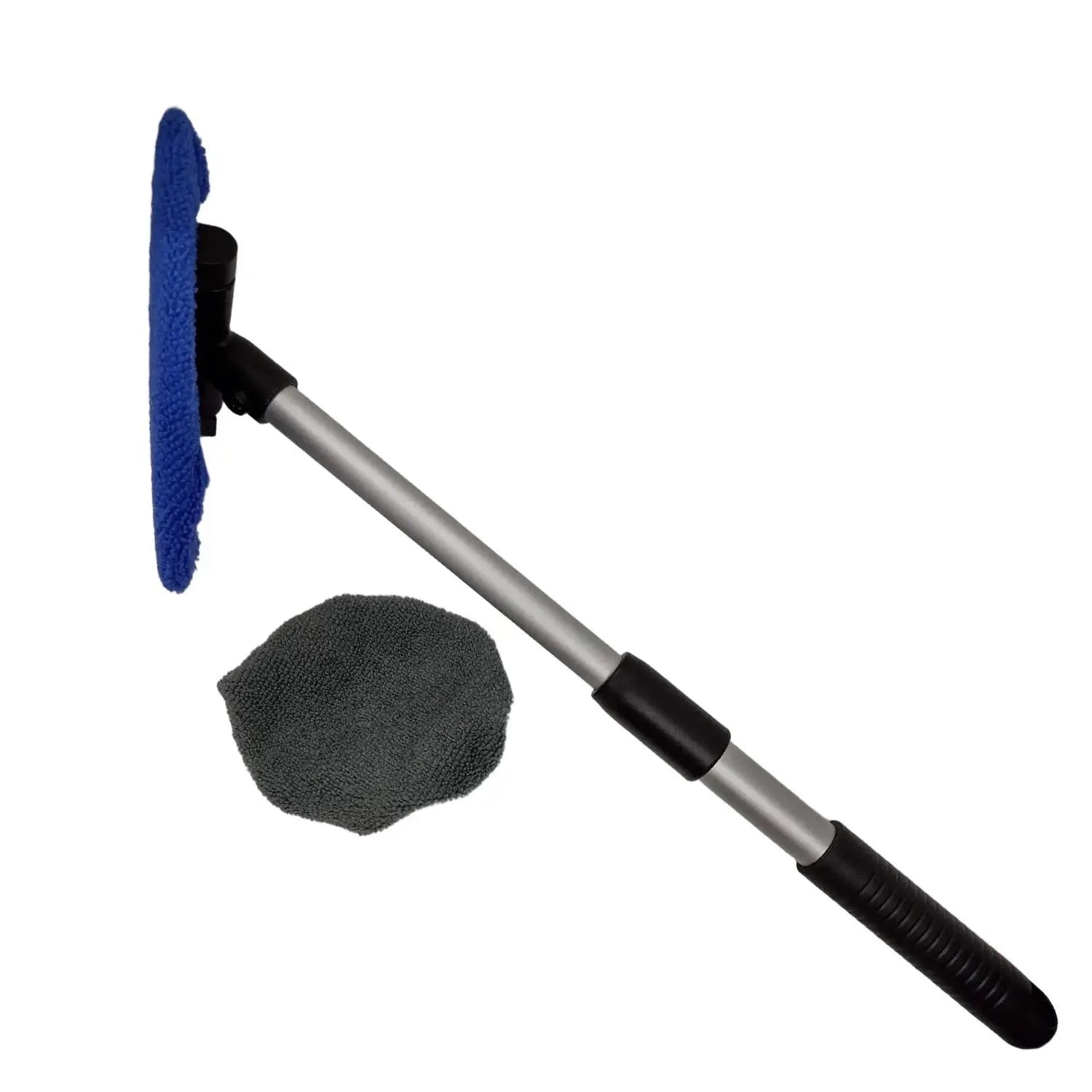360 Total Windshield Cleaning Kit Car glass cleaning tool with interchangeable microfiber pads
