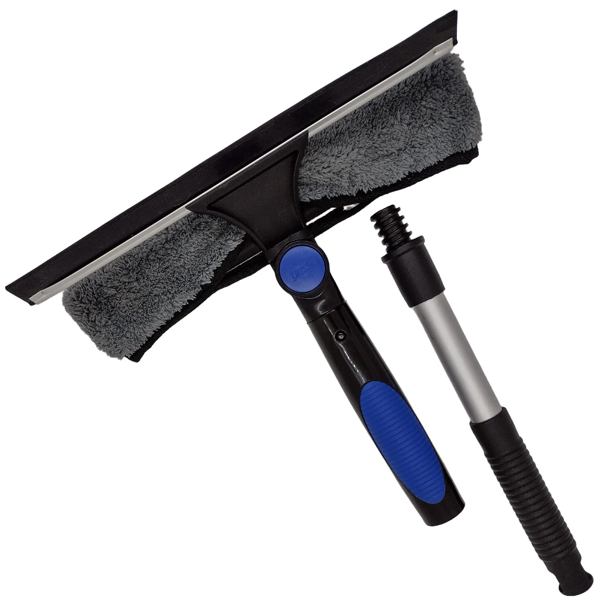 Squeegee and scrubbing cover