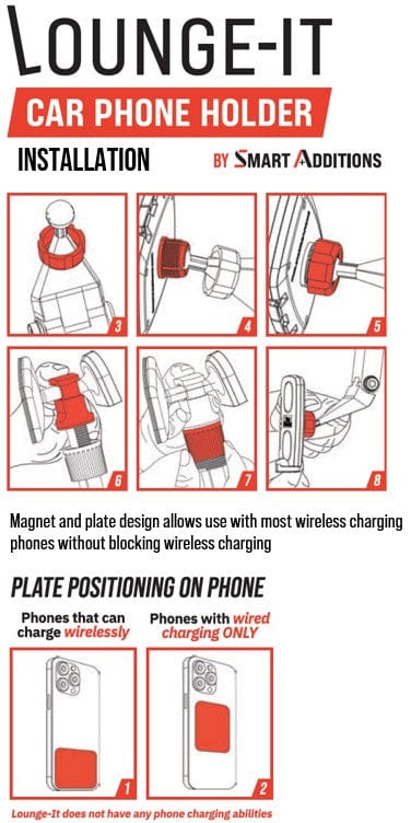 LOUNGE-IT car phone holder