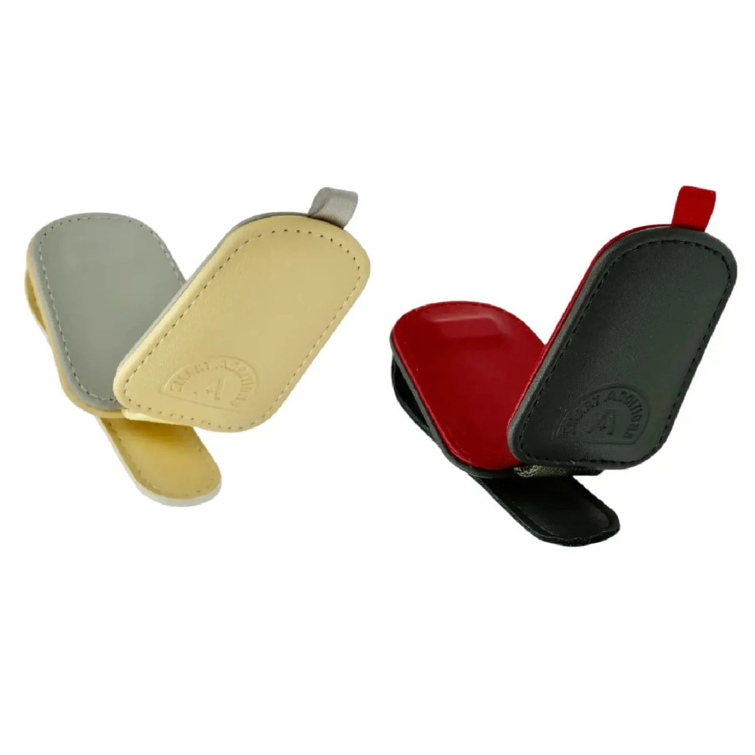 VISIGRIP Sunglasses Holder for Car Visor - Magnetic Leather Clip