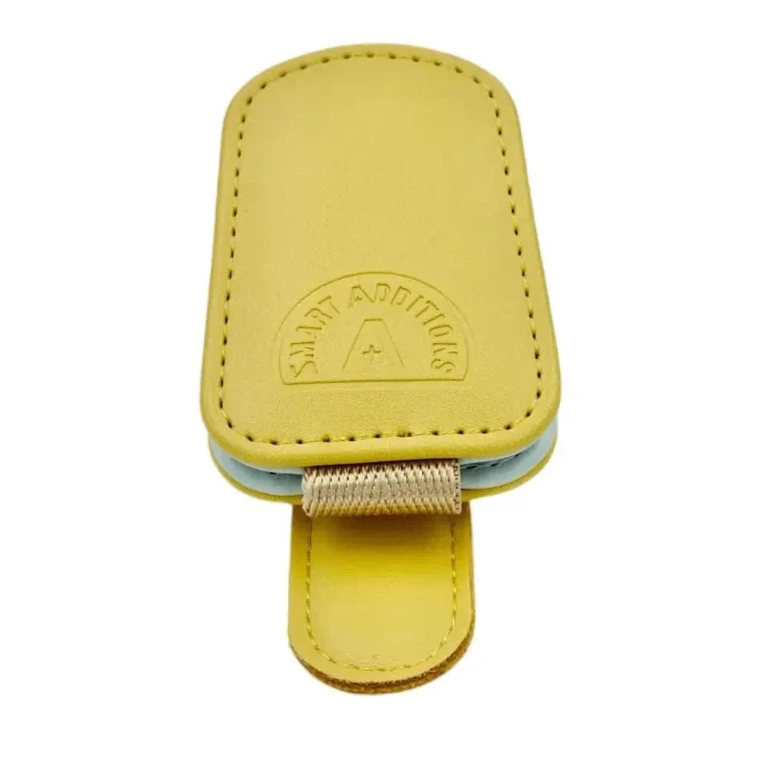 VISIGRIP Sunglasses Holder for Car Visor - Magnetic Leather Clip