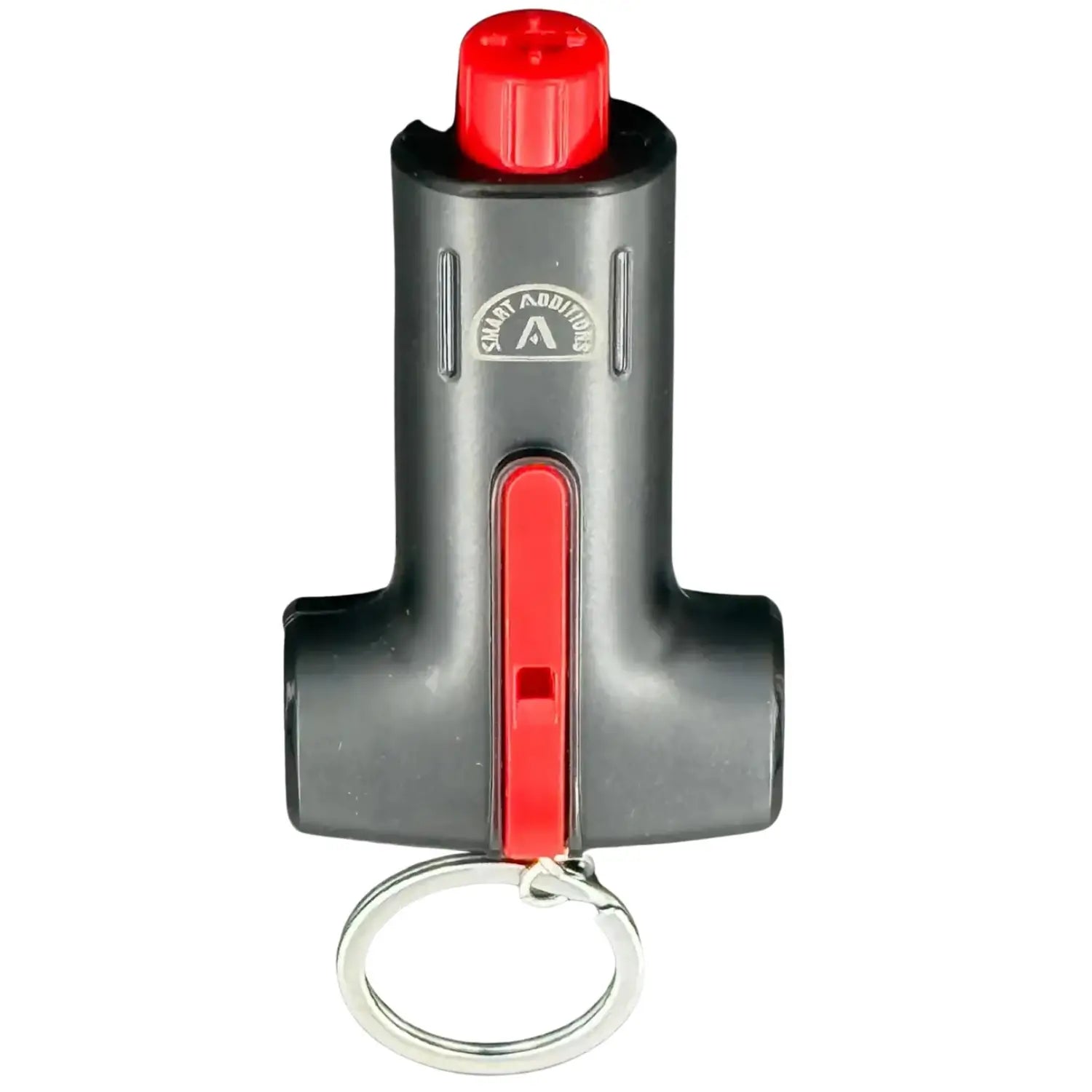 ADDSCAPE emergency car escape tool with window breaker with whistle and seatbelt cutter front view