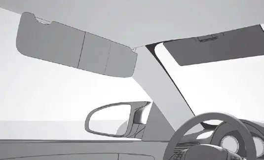 Block sun from both sides with two-direction protection