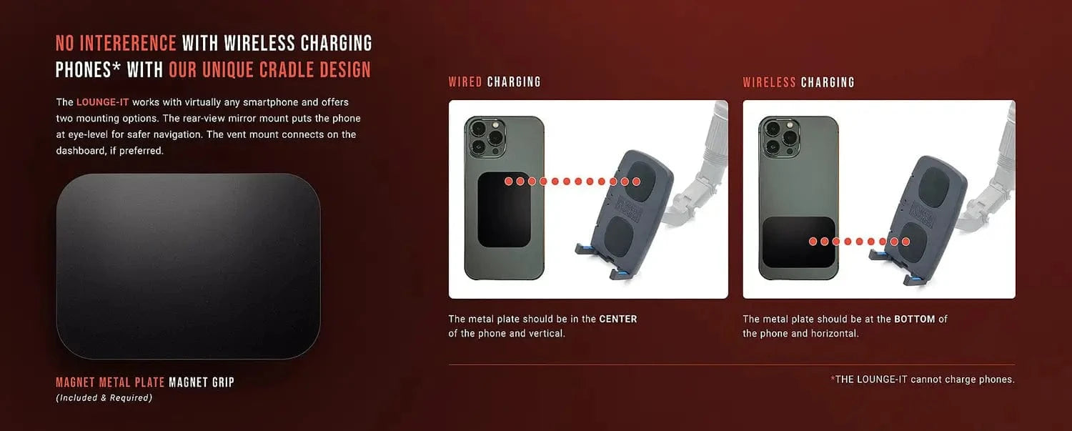 Lounge-IT Phone Holder Horizontal Instructions
